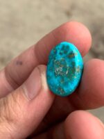 Exquisite Afghan Turquoise: A 25.32 ct Cabochon Gem - Image 6