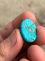 Exquisite Afghan Turquoise: A 25.32 ct Cabochon Gem - Image 7