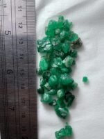 57.25ct Swat Emerald Rough Lot – Rich Green Crystals (10x8x8 mm) from Pakistan - Image 8