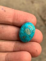 Exquisite Afghan Turquoise: A 25.32 ct Cabochon Gem - Image 9