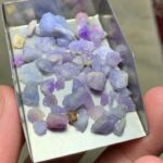 Natural 45ct Afghan Hackmanite Rough Lot – Rare Color-Changing Gemstone