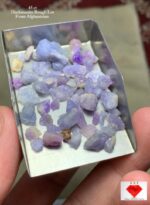 Natural 45ct Afghan Hackmanite Rough Lot – Rare Color-Changing Gemstone