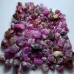 302ct Ruby Rough Lot – Natural Afghan Red Stones (15x9x9 mm)