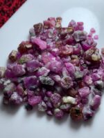 302ct Ruby Rough Lot – Natural Afghan Red Stones (15x9x9 mm) - Image 3