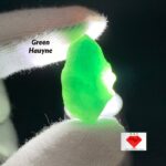 Most Rare 27 ct Green Hauyne specimen from Badakhshan, Afghanistan
