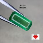Most Rare 1.95 ct Green Hauyne from Badakhshan, Afghanistan