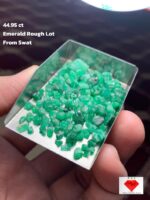 Natural Emerald Rough Lot from Swat: 44.95 Carats
