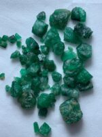 62.55ct Swat Emerald Rough Lot – Striking Green Crystals (10x10x8 mm) for Cutting or Collection - Image 10