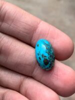 Calm Meets Strength — 18.75 ct Afghan Turquoise Cabochon - Image 2