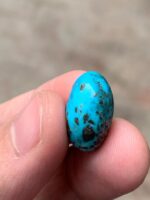 Calm Meets Strength — 18.75 ct Afghan Turquoise Cabochon - Image 11