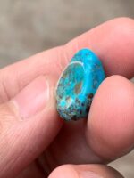 Calm Meets Strength — 18.75 ct Afghan Turquoise Cabochon - Image 7