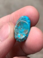 Calm Meets Strength — 18.75 ct Afghan Turquoise Cabochon - Image 9