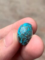 Calm Meets Strength — 18.75 ct Afghan Turquoise Cabochon - Image 10
