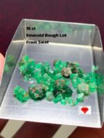 16ct Swat Emerald Crystal – Natural Precision in a Prized Formation