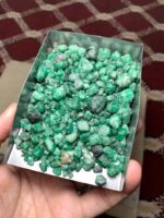 654 ct Natural Emerald Rough Lot from Swat – 14.45 × 12.25 × 9.35 mm - Image 12