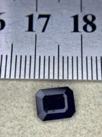 0.80 ct Royal Blue Hauyne Gemstone: Emerald Cut - Image 7