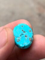 A Statement of Earth and Sky — 24.43 ct Afghan Turquoise Cabochon - Image 9