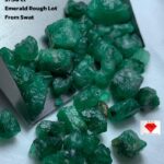 57.30ct Swat Emerald Rough Lot – Fine Green Crystals (12x6x6 mm) for Cutting or Collecting