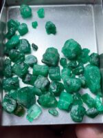 57.30ct Swat Emerald Rough Lot – Fine Green Crystals (12x6x6 mm) for Cutting or Collecting - Image 3