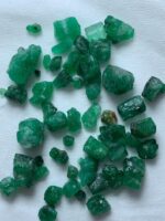 57.30ct Swat Emerald Rough Lot – Fine Green Crystals (12x6x6 mm) for Cutting or Collecting - Image 5