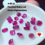 4.40ct Faceted Ruby Lot from Afghanistan – Red Gems (4x3x1mm)