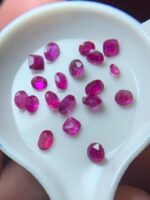 4.40ct Faceted Ruby Lot from Afghanistan – Red Gems (4x3x1mm) - Image 2