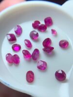 4.40ct Faceted Ruby Lot from Afghanistan – Red Gems (4x3x1mm) - Image 5