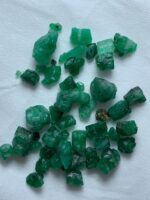 57.30ct Swat Emerald Rough Lot – Fine Green Crystals (12x6x6 mm) for Cutting or Collecting - Image 6