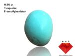 Charming Afghan Turquoise: 11.80 ct of Natural Elegance