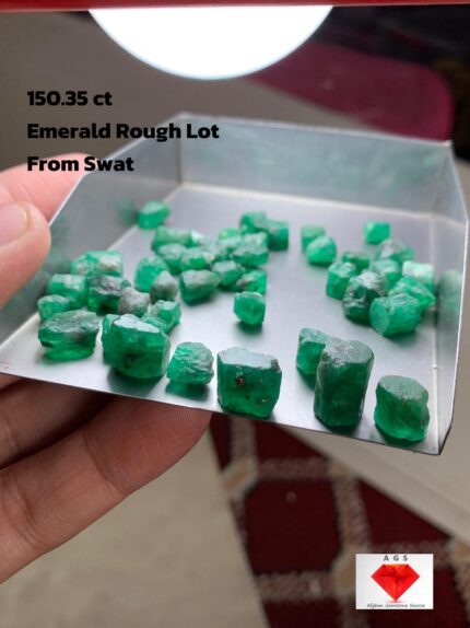 Inside a 150.35-Carat Emerald Rough Lot from Swat: What the Numbers Really Mean