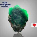 146.5 ct Emerald Specimen from Swat Valley (43.71 × 33.28 × 16.84 mm): A Giant of Nature