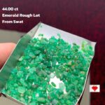 Raw Elegance: 44.00ct Swat Emerald Rough Lot – A Glimpse into Pakistan’s Green Legacy