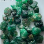 72.05ct Swat Rough Emerald Lot: Vibrant Small Crystals with Authentic Origin (11x8x6mm Avg)
