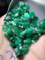 Rare 60.75ct Emerald Rough Lot from Swat – Natural Beauty in 11x7x7 mm - Image 3