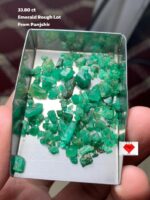 33.80 ct Panjshir Emerald Rough – Raw Afghan Gemstone