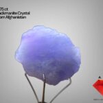 Elegant 15.75ct Hackmanite Crystal from Afghanistan