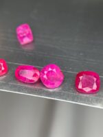 3 Carat Afghan Ruby Faceted Lot – Natural Red Gemstones (5.35 × 3.50 × 2.40 mm) - Image 5