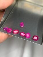 3 Carat Afghan Ruby Faceted Lot – Natural Red Gemstones (5.35 × 3.50 × 2.40 mm) - Image 7