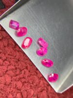 3 Carat Afghan Ruby Faceted Lot – Natural Red Gemstones (5.35 × 3.50 × 2.40 mm) - Image 8