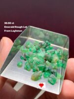 Unearthed Elegance: 36.00ct Emerald Rough Lot from Laghman, Afghanistan