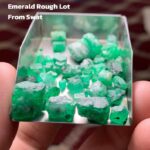 70 ct Emerald Rough Lot from Swat Valley