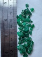 52.65ct Swat Emerald Rough Lot – Vivid Green Natural (11x8x6 mm) - Image 7