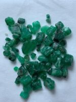 52.65ct Swat Emerald Rough Lot – Vivid Green Natural (11x8x6 mm) - Image 9
