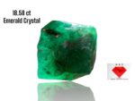 Majestic Green: 18.58ct Emerald Crystal from Swat Valley