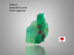 2.50ct Laghman Emerald Crystal: Elegant Afghan Gem with Classic Proportions