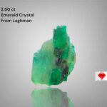 2.50ct Laghman Emerald Crystal: Elegant Afghan Gem with Classic Proportions