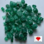 Swat Emerald Rough Lot – 58.60 ct Natural Green Gemstones