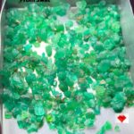 Natural Riches: 33.60ct Lot of Rough Swat Emeralds with Fine Green Color