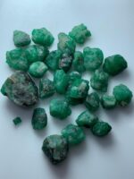 138.75 Carat Swat Emerald Rough Lot – Large Natural Stones (19x15x10mm) - Image 2