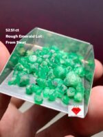 Refined Rough: A 52.51ct Swat Emerald Lot with Substance & Style